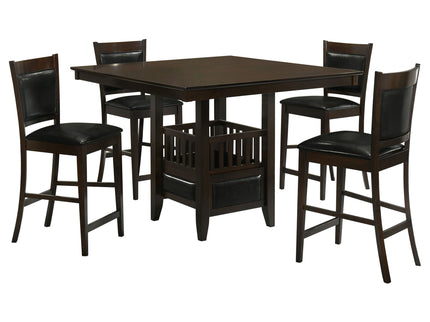 Finley - 5 Piece Dining Set With Chairs - Espresso