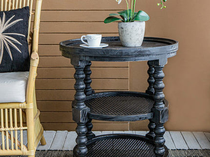 Round 3 Tiered Side Tabel, End Tabel For Lving Room Bedroom Entryway
