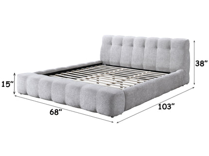 Hannah - Queen Bed - Gray
