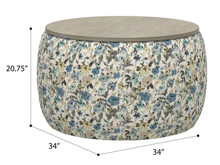 Storage Ottoman - White