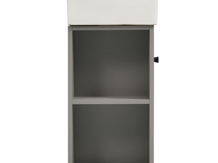 Modern Floating Bathroom Vanity With Ceramic Basin Perfect For Small Bathrooms