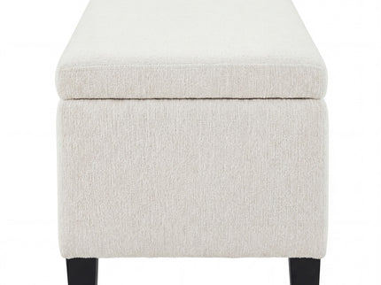 Upholstered Storage Ottoman Bench