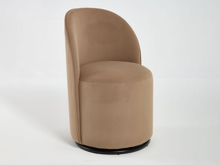 360 Degree Swivel Armless Dining Barrel Chair