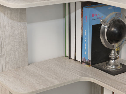 L-Shaped Corner Bookshelf