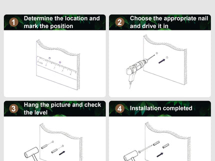 3D LED Sandstone Wall Decor With Simulated Plants, Glass Vase & Remote Control - Light Coffee