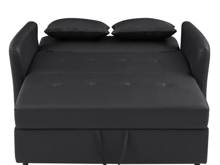Convertible Sleeper Sofa Bed With 3 USB Ports