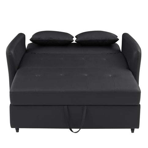 Convertible Sleeper Sofa Bed With 3 USB Ports