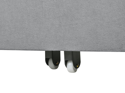 Convertible Pull Out Sofa Bed Queen Size, 3 In 1 With Side Storage