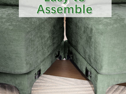 Elegant Sofa With Ergonomic Design And Lumbar Pillows