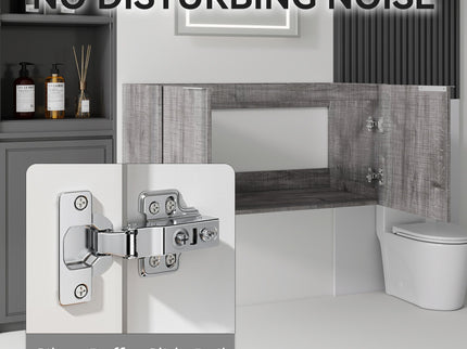 Floating Bathroom Vanity Cabinet With Soft Close Double Doors, Spacious Interior Storage, Wall Mounted, Cabinet Only