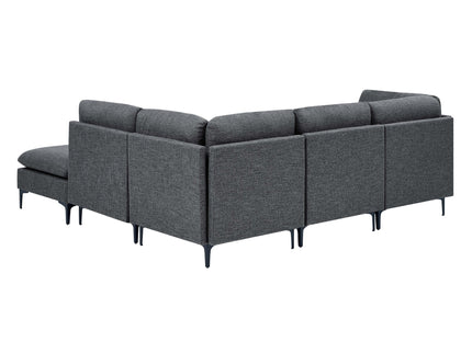 Upholstered Modular Sectional & Tall Legs