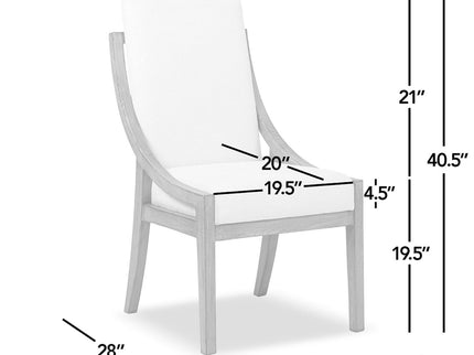 Lennox - High Back Upholstered Dining Chair (Set of 2) - Light Beige