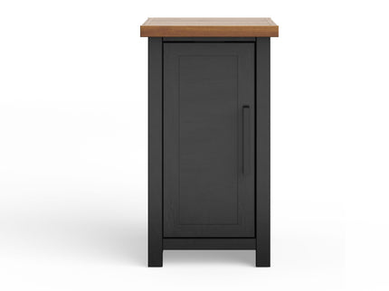 Chairside Table - Black / Whiskey