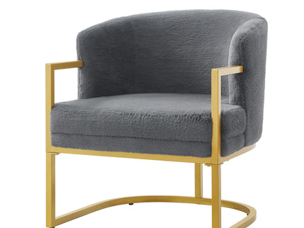 Upholstered Reading Accent Armchair For Living Room