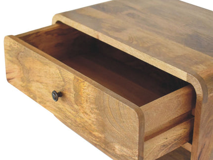 Curve Upper Slot Floating Nightstand