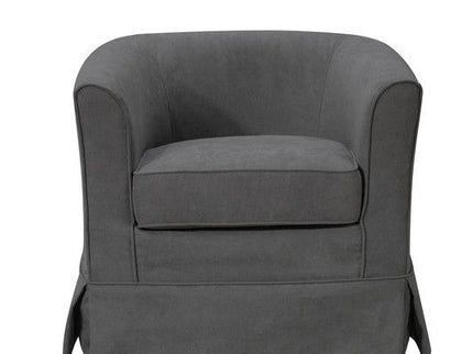 Tucker - Woven Fabric Swivel Barrel Chair