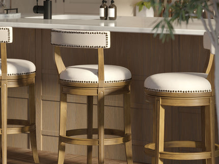 Stool & Upholstered Seat And Back