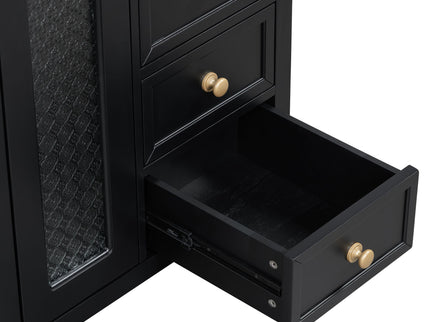 Bathroom Vanity With Two Soft Close Doors, Adjustable Shelves And Three Drawers