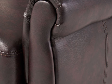 Memphis - Standard Recliner Club Chair - Burgundy