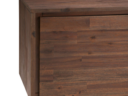 Lowry - TV Media Stand - Distressed Charcoal Brown