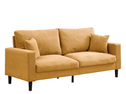 Modern Upholstered 2 Piece Sofa Set With 3 Seater And 2 Seater