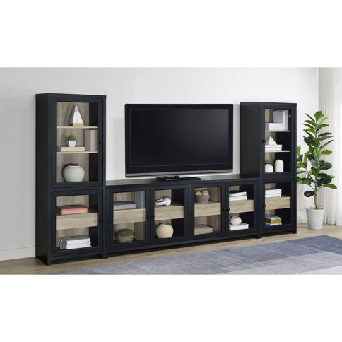 Kennison - TV Stand - Black