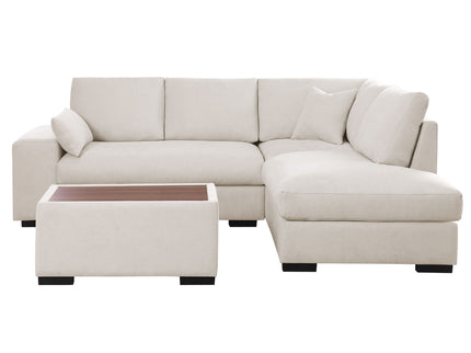 Joshua - 100" Sectional Sofa with Right Facing Chaise and Console Ottoman