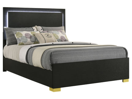 Jeremiah - LED Panel Bed With Touch Controlled Lighting