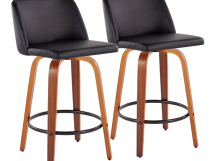 Toriano - Mid Century Modern, Counter Stool (Set of 2)