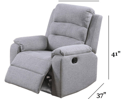 2 Piece Living Room Set With Manual Reclining Loveseat And Recliner