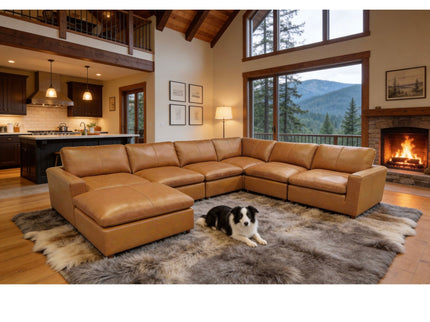 Upholstered Large Seating Modular Sectional