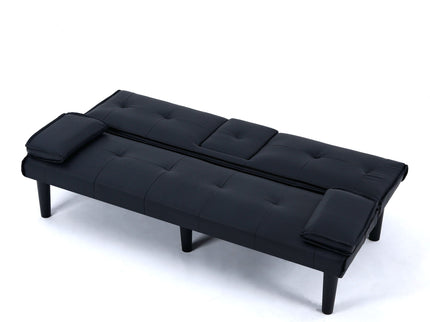 Sofa Bed With Foldable Design And Cup Holder