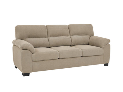 3 Seater Sofa With Padded Armrests And Triangular Leg