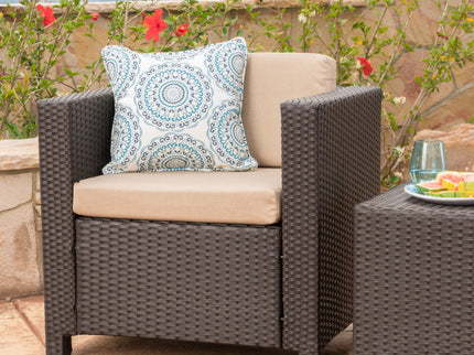 Stylish Outdoor Club Chair With Weather Resistant Cushions