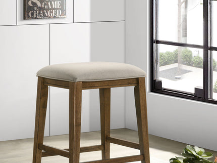 Sasha - 17" Counter Height Stool With Upholstered Seat