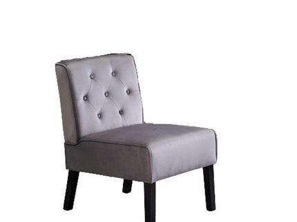 Reese - Living Room Armless Button Tufted Pattern Accent Chair (Set of 2)