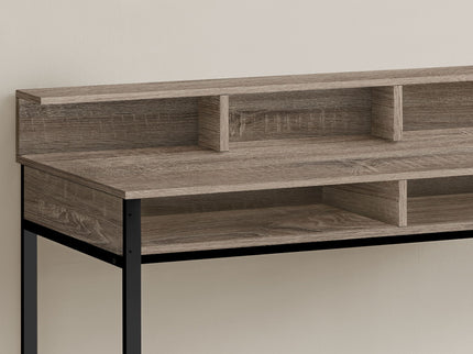 Computer Desk For Home Office, Standing, Storage Shelves, Laptop, Contemporary & Modern