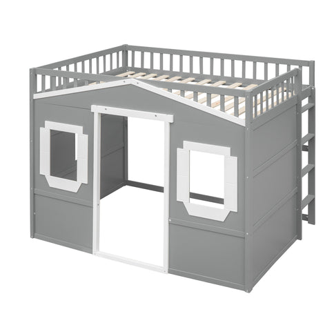 Elegant House Loft Bed With Ladder