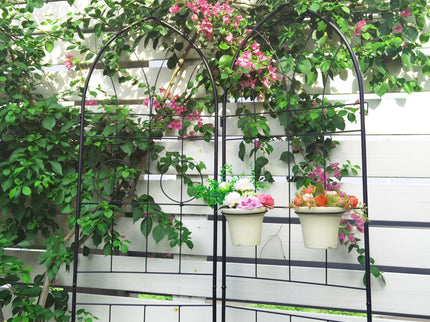 Metal Garden Trellis Rustproof Trellis For Climbing Plant, Outdoor Flower Support