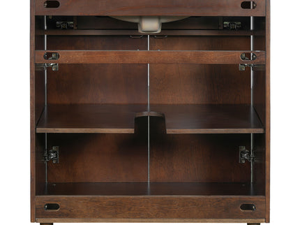 Modern Bathroom Vanity With Sink, Cabinet With Adjustable Shelf