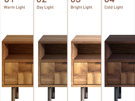 TV Stand With 2 Drawers, Media Console Table For TVs Up To 85'' - Natural