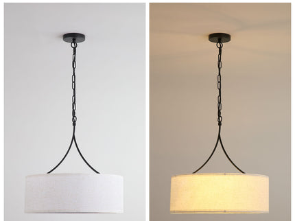 3 Light Drum Pendant Light