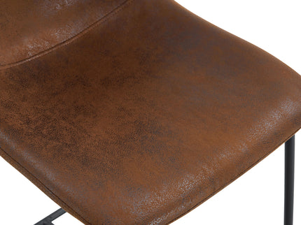 Retro Bar Chairs, Comfortable Stools (Set of 2)
