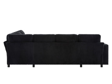 Convertible U-Shaped Sectional Sofa Bed With USB Ports And Storage