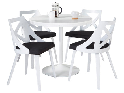 Dakota Charlotte - 5 Piece Contemporary Design, Dining Set