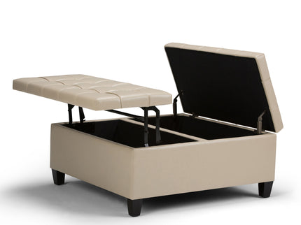 Harrison - Upholstered Coffee Table Storage Ottoman