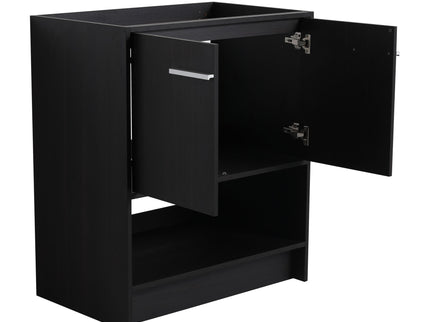 Modern Bathroom Vanity With Ceramic Sink, Freestanding Cabinet, Soft Closing Doors