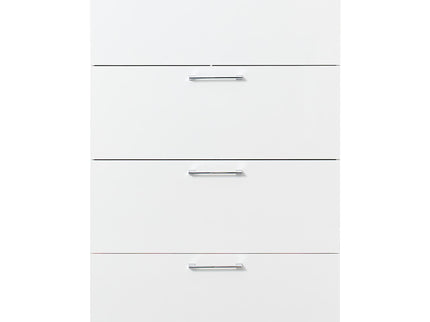 Bliss - Glossy 4 Drawer Jumbo Chest With Extra Deep Storage