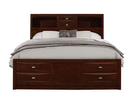 Lucille - Bed With Storage And Bookcase Headboard
