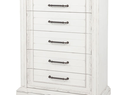 5 Drawer Bedroom Chest Of Drawers - Vintage